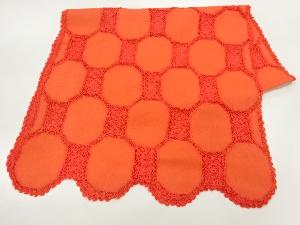 亀甲に花模様ショール